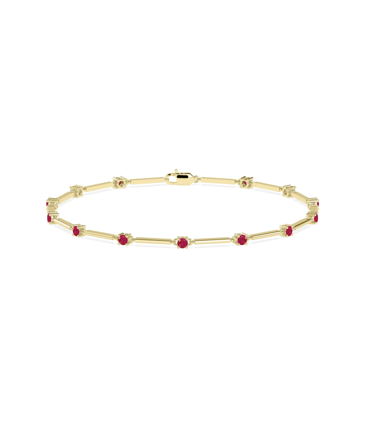 Birthstone Station Bracelet - 79e | Everyday 14K Gold Jewelry