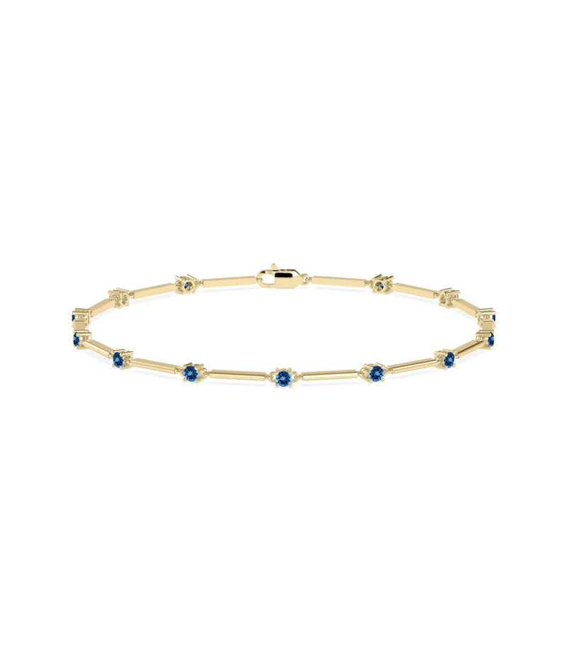 Birthstone Station Bracelet - 79e | Everyday 14K Gold Jewelry