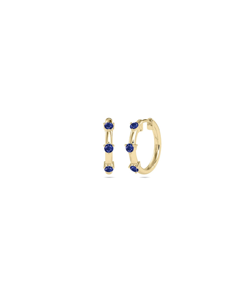 Birthstone Hoop Earring - 79e | Everyday 14K Gold Jewelry
