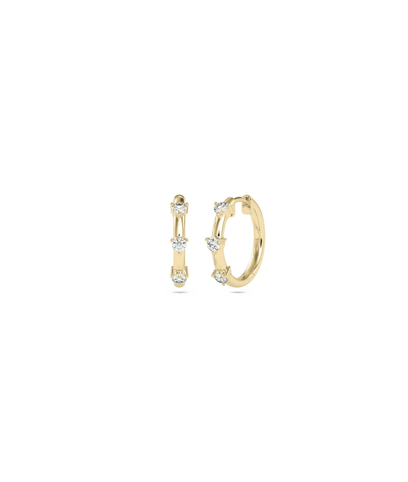Birthstone Hoop Earring - 79e | Everyday 14K Gold Jewelry