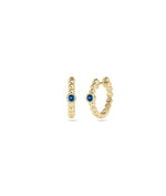Birthstone Bubble Hoop Earring - 79e | Everyday 14K Gold Jewelry