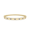 Birthstone and Diamond Bangle - 79e | Everyday 14K Gold Jewelry