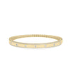 Birthstone and Diamond Bangle - 79e | Everyday 14K Gold Jewelry