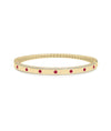 Birthstone and Diamond Bangle - 79e | Everyday 14K Gold Jewelry