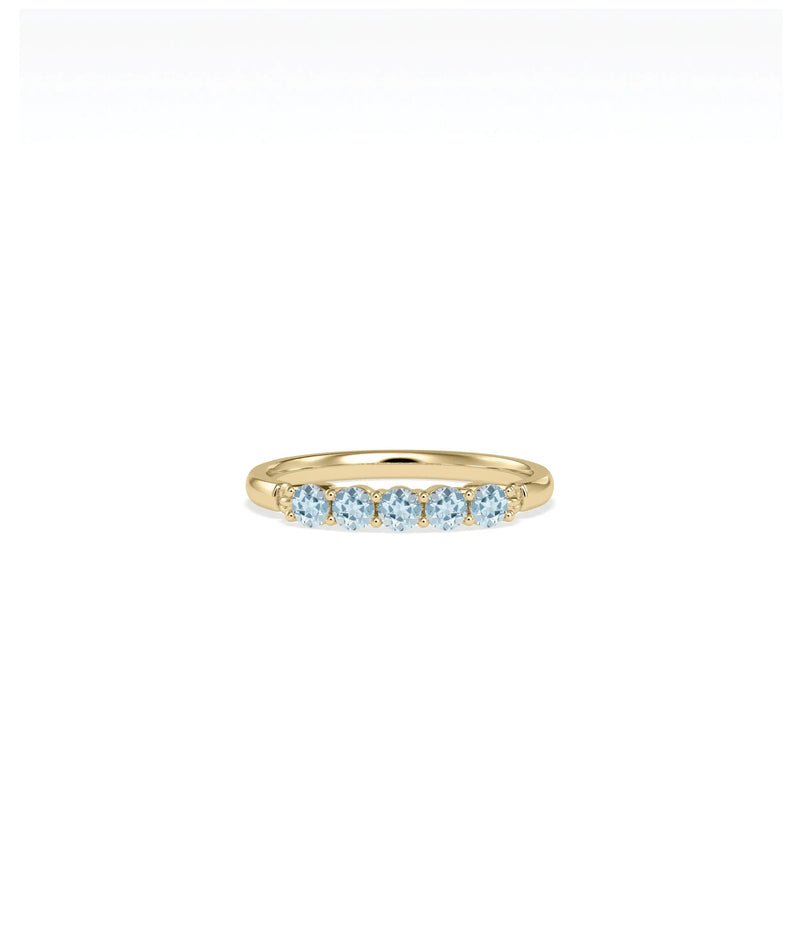 Birthstone Fluted Bangle - 79e | Everyday 14K Gold Jewelry