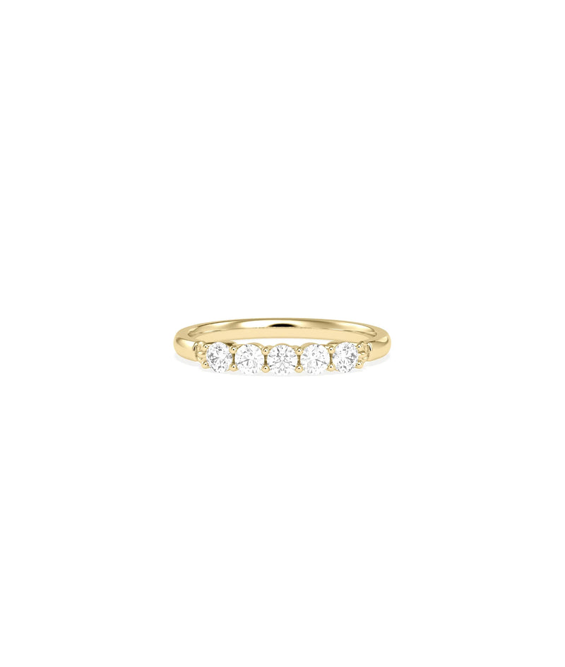 5 Stone Birthstone Ring - 79e | Everyday 14K Gold Jewelry