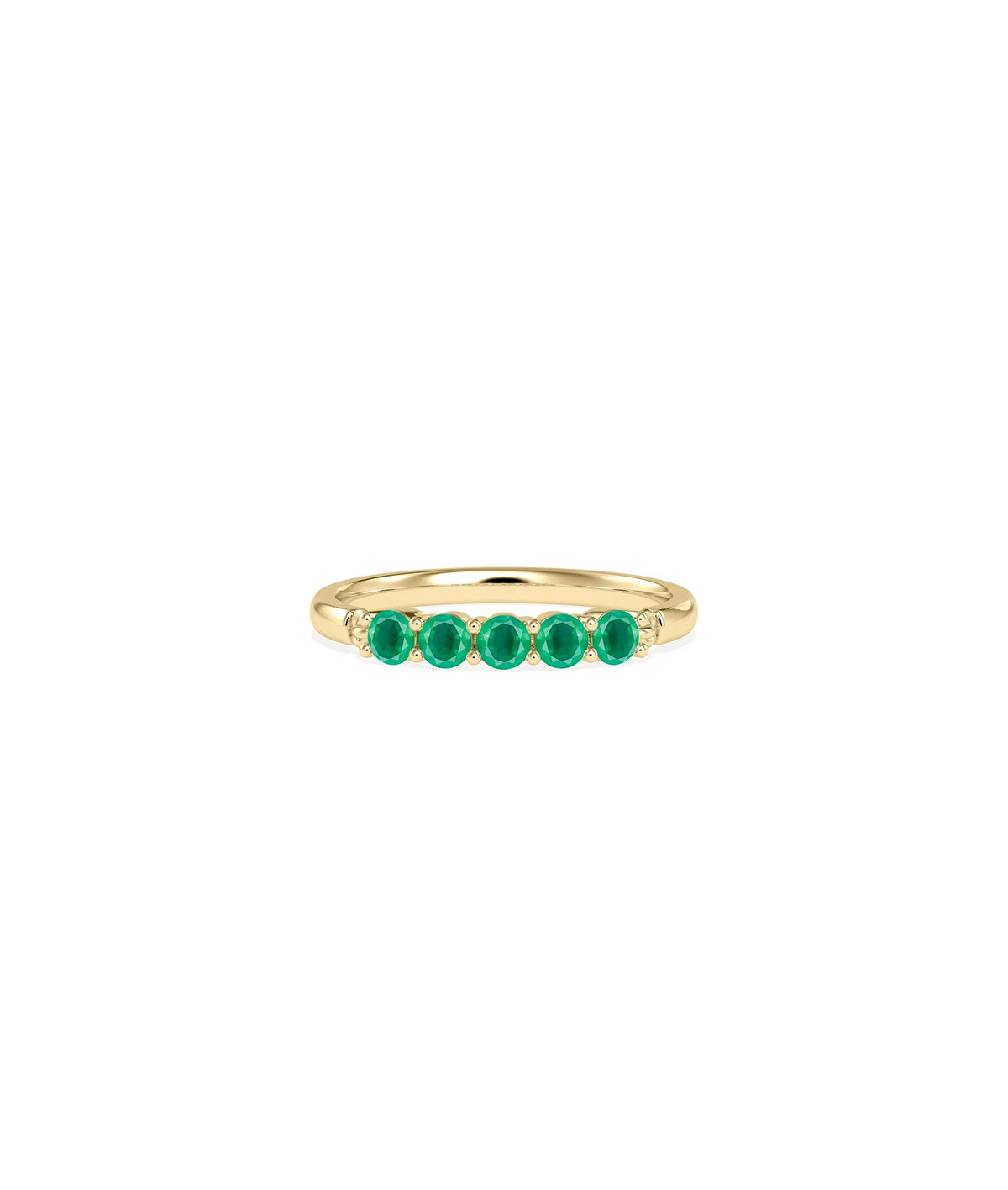 5 Stone Birthstone Ring - 79e | Everyday 14K Gold Jewelry