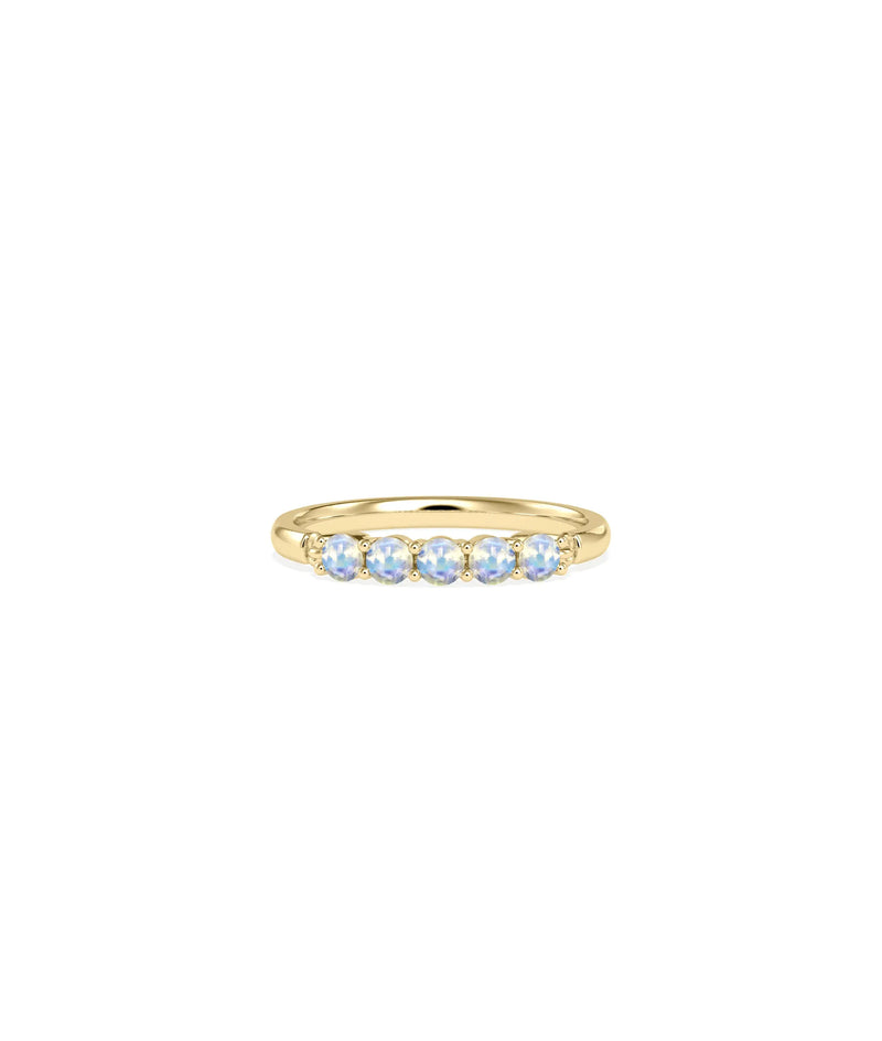 5 Stone Birthstone Ring - 79e | Everyday 14K Gold Jewelry