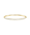 Straight Line Graduating Birthstone Bangle - 79e | Everyday 14K Gold Jewelry