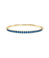 Straight Line Graduating Birthstone Bangle - 79e | Everyday 14K Gold Jewelry