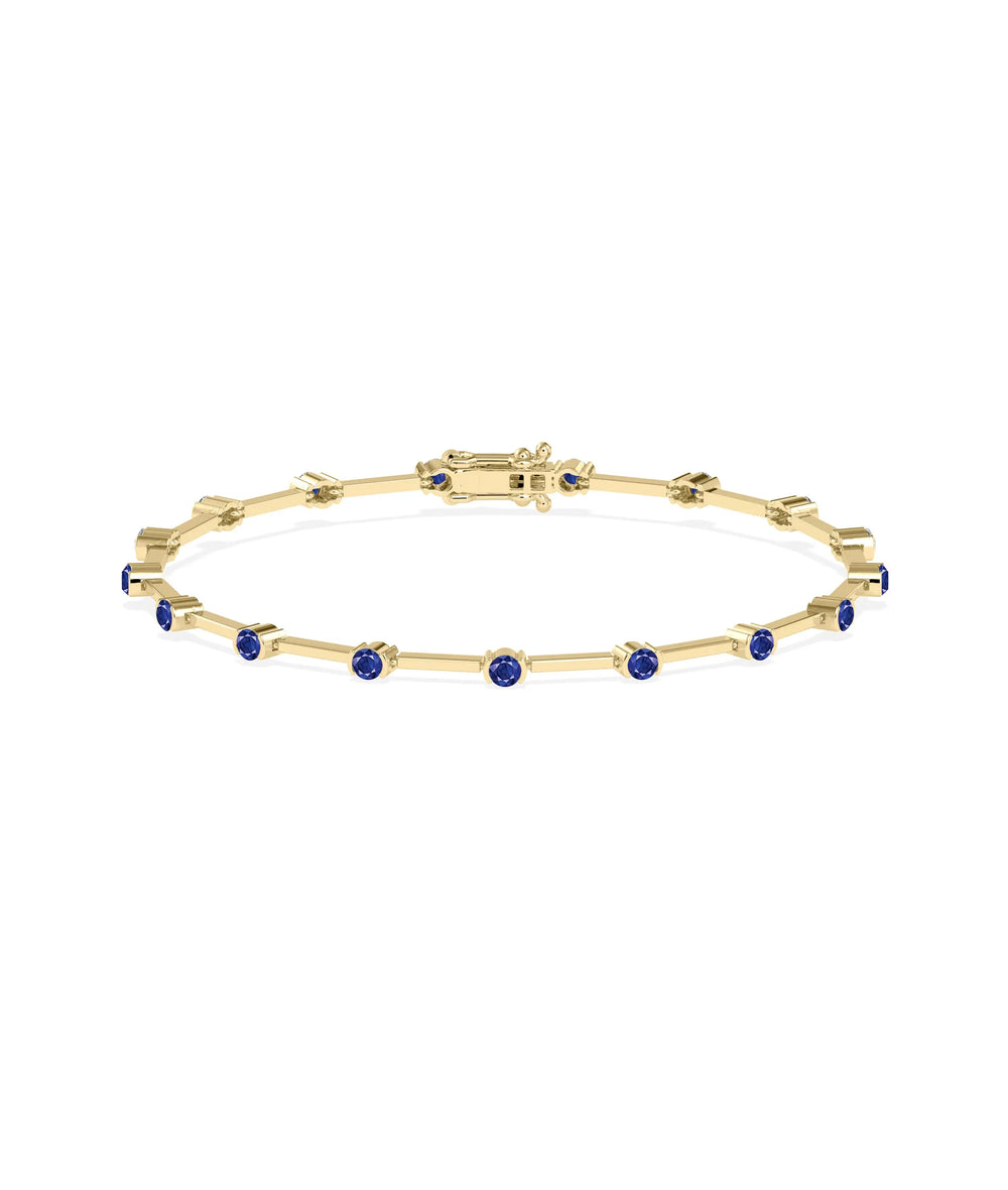 Birthstone Station Bracelet - 79e | Everyday 14K Gold Jewelry