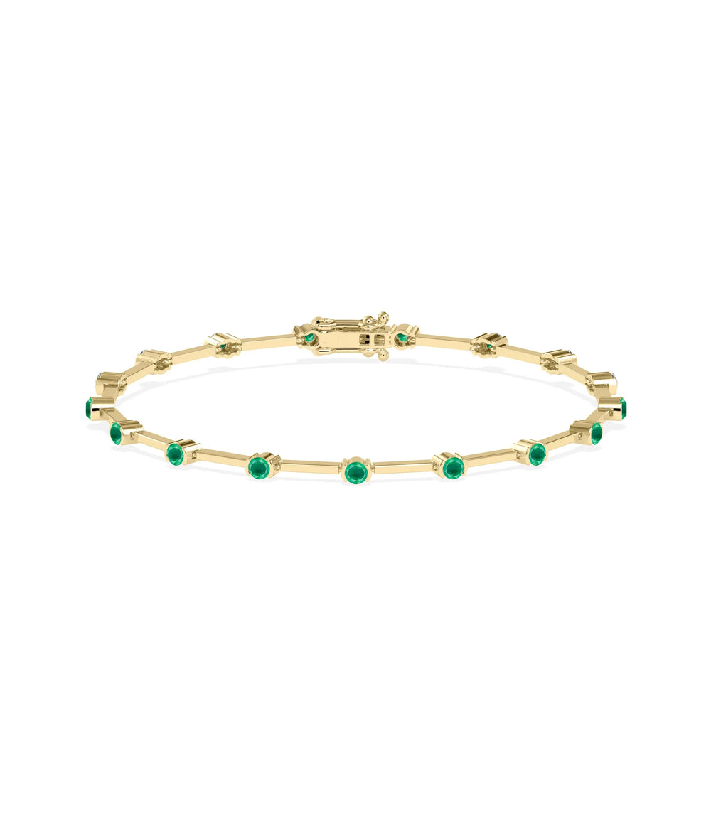 Birthstone Station Bracelet - 79e | Everyday 14K Gold Jewelry