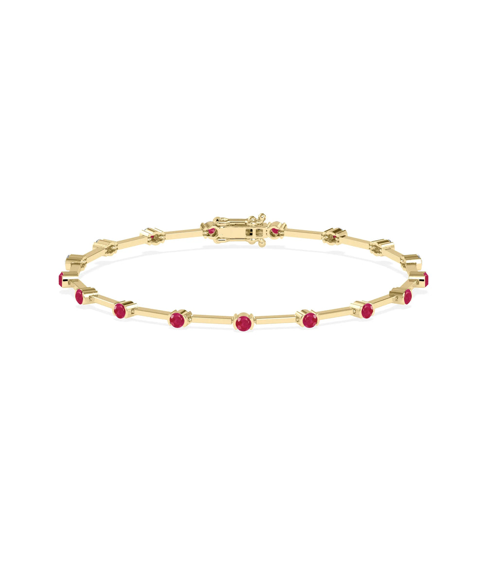 Birthstone Station Bracelet - 79e | Everyday 14K Gold Jewelry