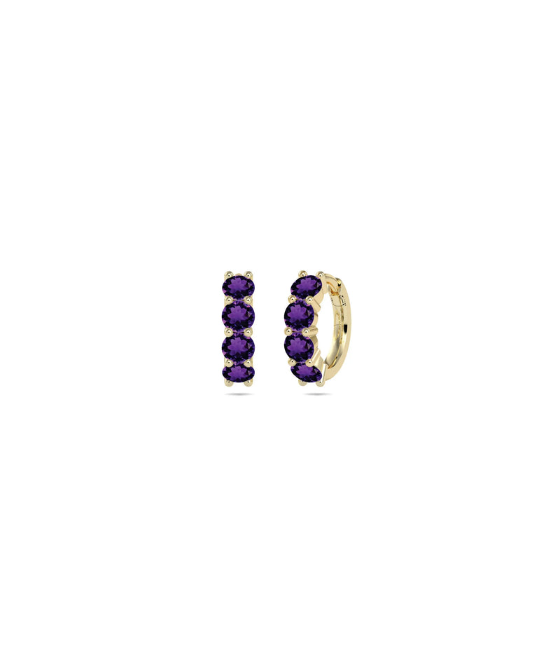 Birthstone Hoop Earring - 79e | Everyday 14K Gold Jewelry