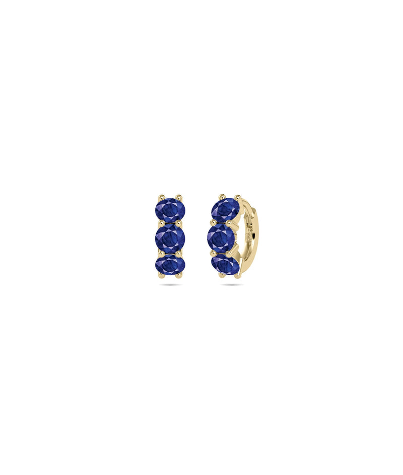 Birthstone Hoop Earring - 79e | Everyday 14K Gold Jewelry