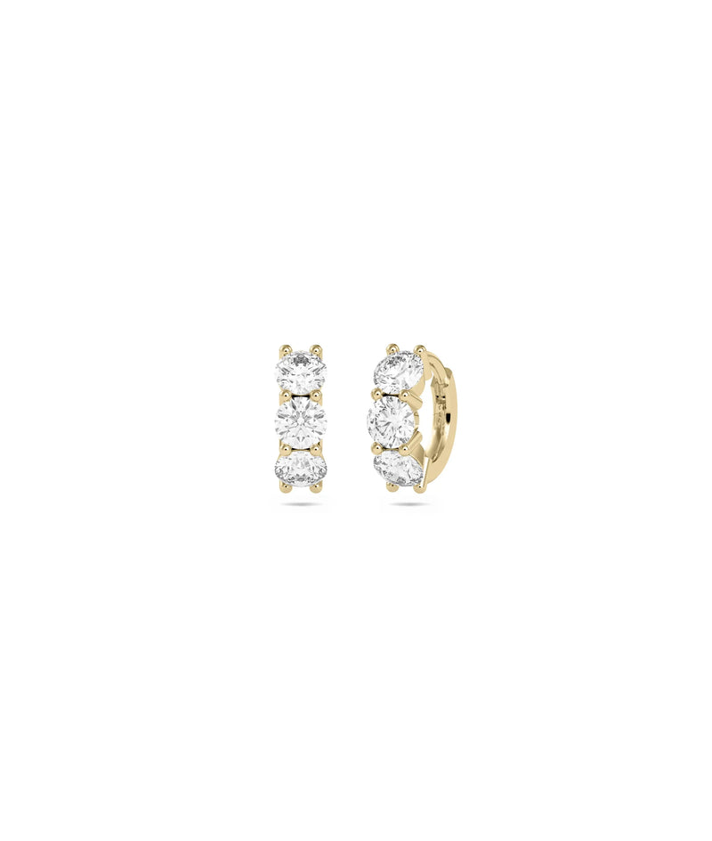 Birthstone Hoop Earring - 79e | Everyday 14K Gold Jewelry