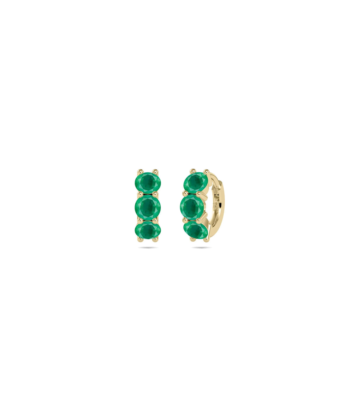 Birthstone Hoop Earring - 79e | Everyday 14K Gold Jewelry