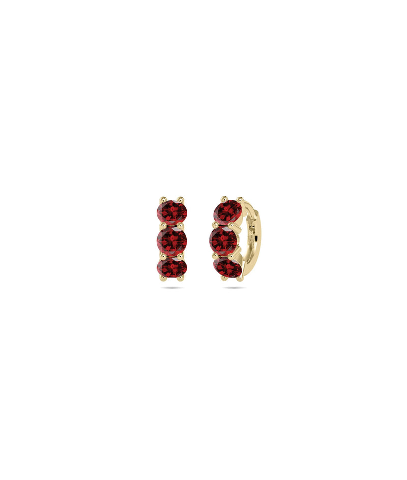 Birthstone Hoop Earring - 79e | Everyday 14K Gold Jewelry