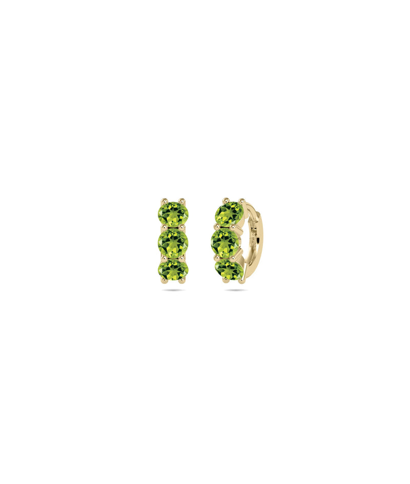 Birthstone Hoop Earring - 79e | Everyday 14K Gold Jewelry