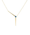 Y Shape Birthstone Solitaire Necklace - 79e | Everyday 14K Gold Jewelry