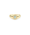 Signet Birthstone Ring - 79e | Everyday 14K Gold Jewelry
