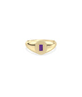 Birthstone Signet Ring