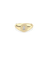 Signet Birthstone Ring - 79e | Everyday 14K Gold Jewelry