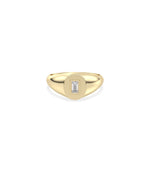 Signet Birthstone Ring - 79e | Everyday 14K Gold Jewelry