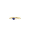 Birthstone & Diamond Band Ring