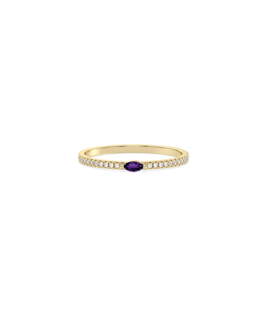 Diamond Stackable Ring - 79e | Everyday 14K Gold Jewelry
