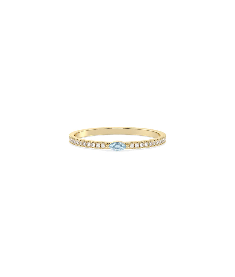 Diamond Stackable Ring - 79e | Everyday 14K Gold Jewelry