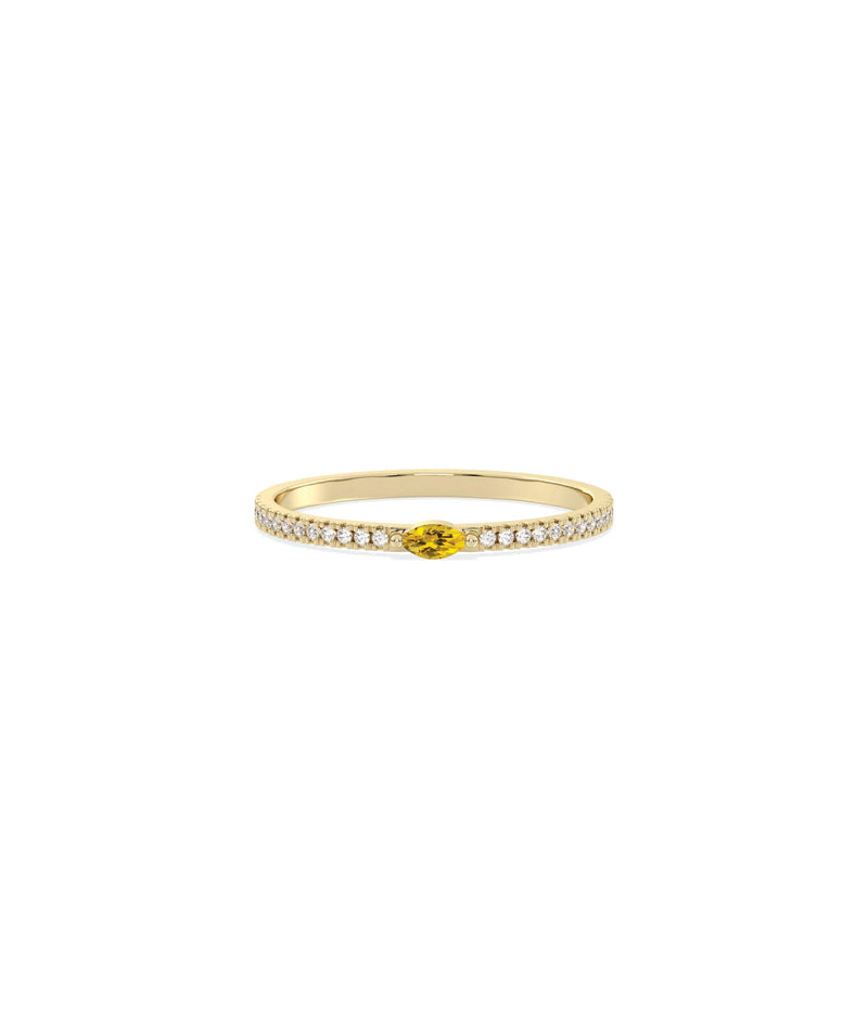 Diamond Stackable Ring - 79e | Everyday 14K Gold Jewelry