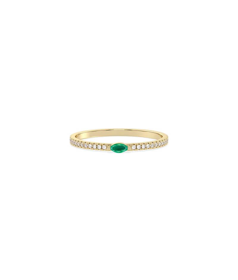 Diamond Stackable Ring - 79e | Everyday 14K Gold Jewelry