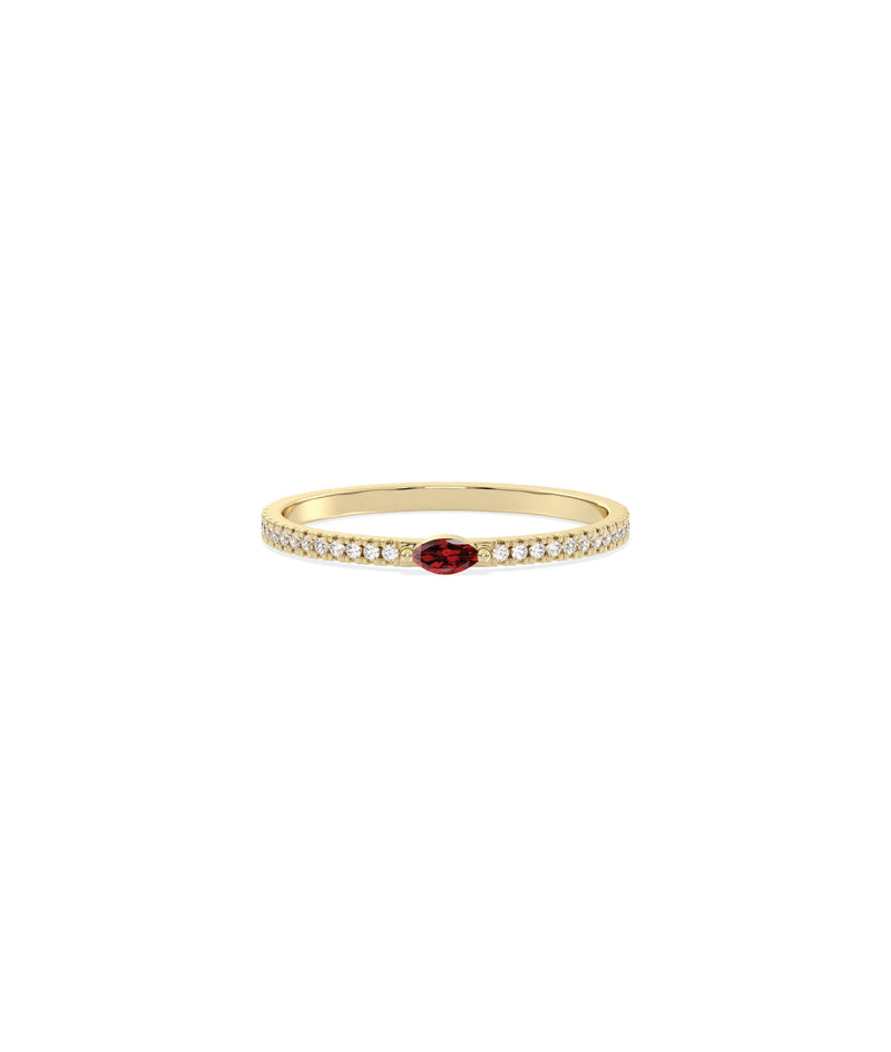 Diamond Stackable Ring - 79e | Everyday 14K Gold Jewelry