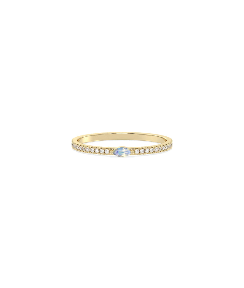Diamond Stackable Ring - 79e | Everyday 14K Gold Jewelry
