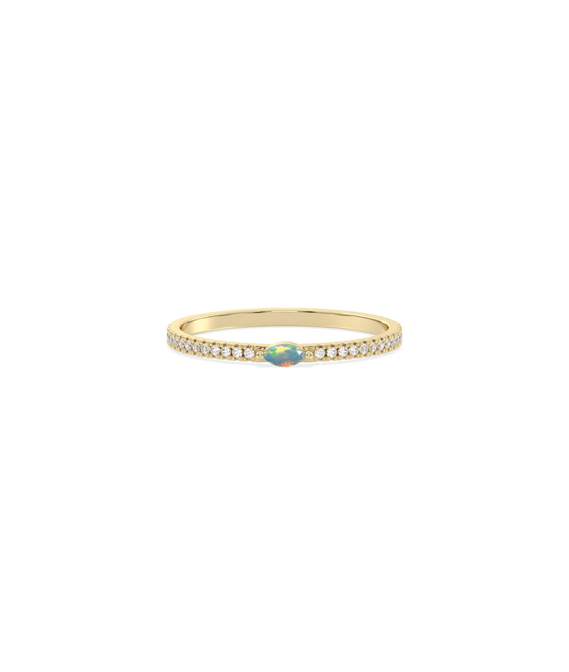 Diamond Stackable Ring - 79e | Everyday 14K Gold Jewelry