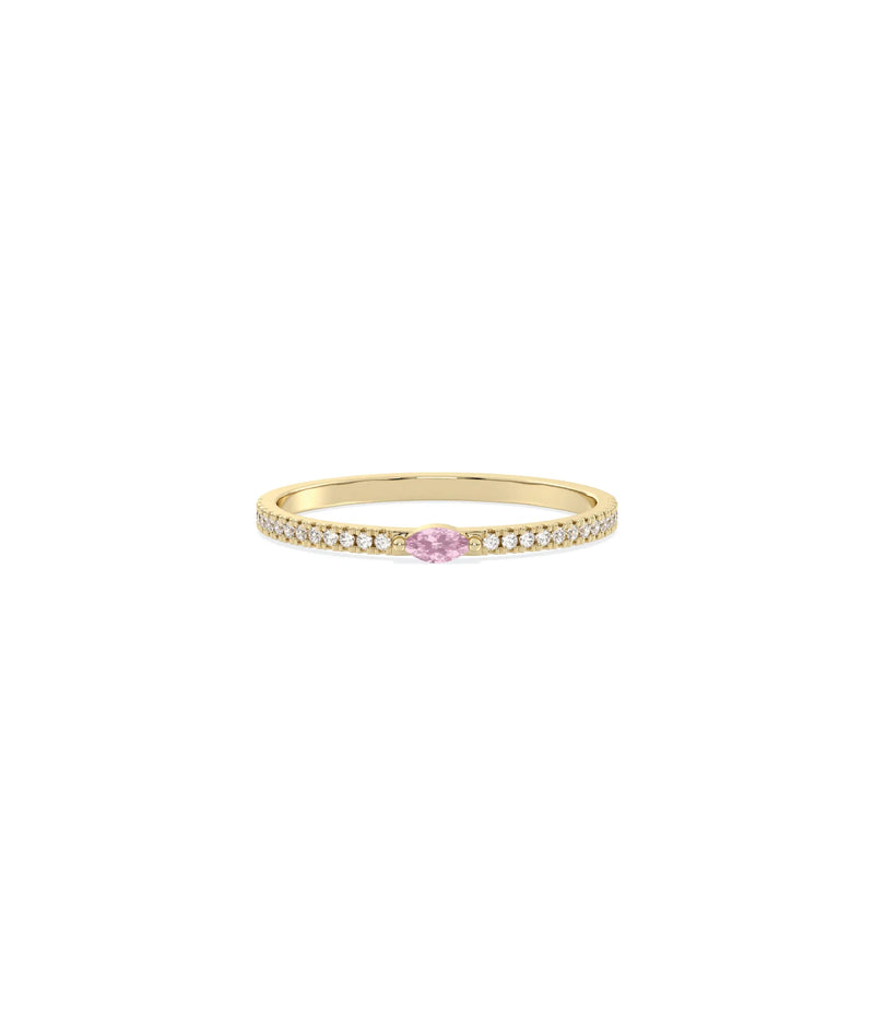 Diamond Stackable Ring - 79e | Everyday 14K Gold Jewelry