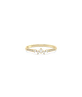 Cluster Accent Band Ring