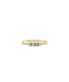 3 Stone Birthstone Prong Set Ring - 79e | Everyday 14K Gold Jewelry