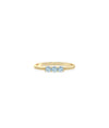 3 Stone Birthstone Prong Set Ring - 79e | Everyday 14K Gold Jewelry