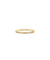 Birthstone Baguette and Diamond Band Ring - 79e | Everyday 14K Gold Jewelry