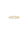 Birthstone Baguette and Diamond Band Ring - 79e | Everyday 14K Gold Jewelry