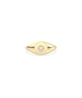 Bezel-Set Signet Ring