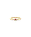 Birthstone and Diamond Evil Eye Ring - 79e | Everyday 14K Gold Jewelry