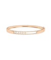 Sliding Diamond Channel Set Bangle - 79e | Everyday 14K Gold Jewelry