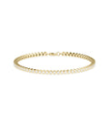 Bezel-Set Diamond Tennis Bracelet