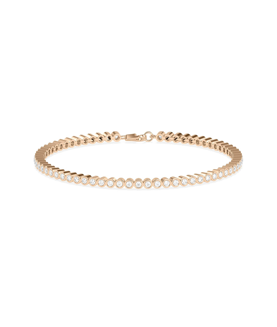 Diamond Bezel Set Tennis Bracelet - 79e | Everyday 14K Gold Jewelry