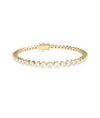 Diamond Bezel Set Tennis Bracelet - 79e | Everyday 14K Gold Jewelry