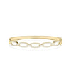 Diamond Link Bangle - 79e | Everyday 14K Gold Jewelry