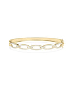 Diamond Link Bangle - 79e | Everyday 14K Gold Jewelry